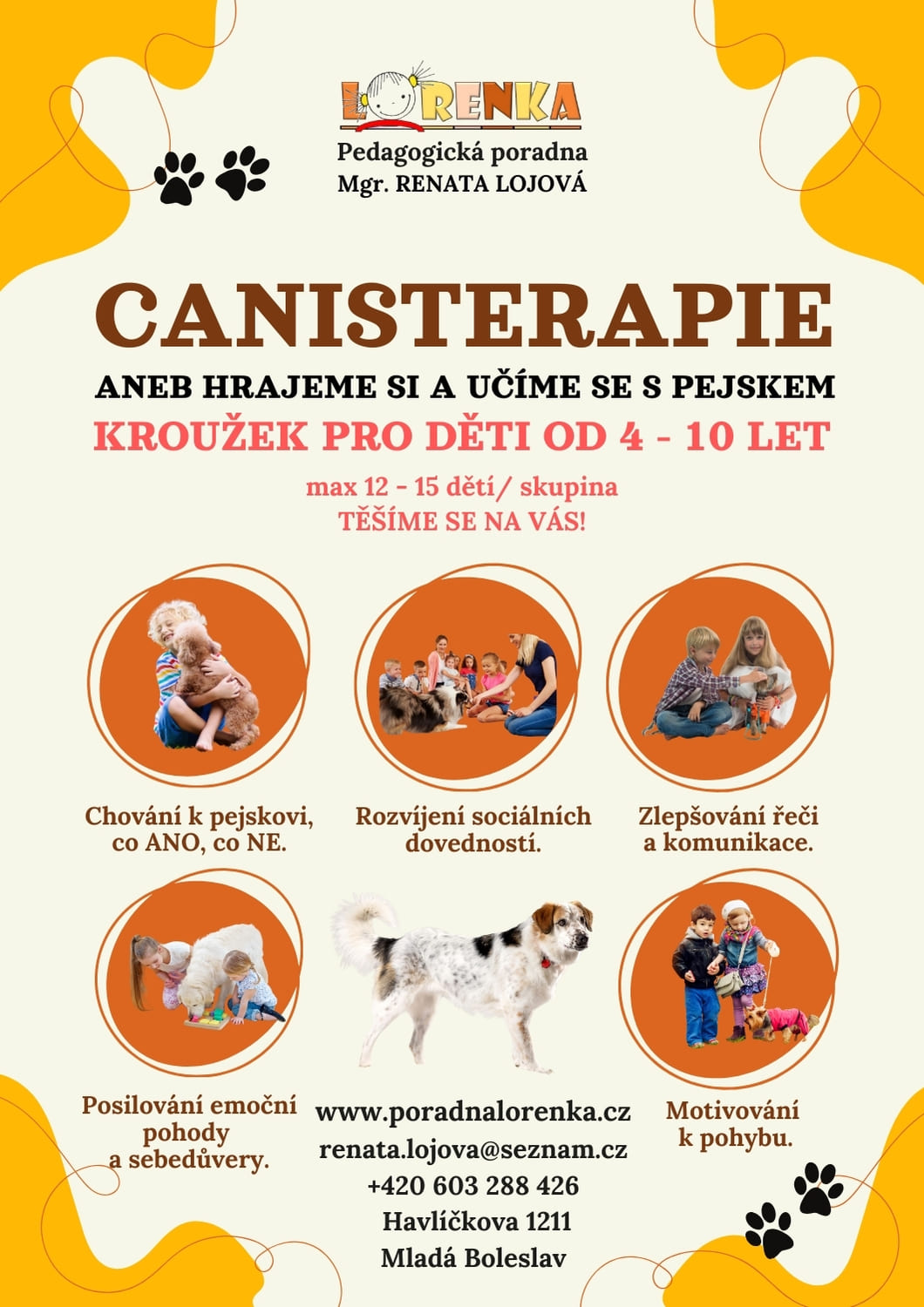 Canisterapie pro MŠ