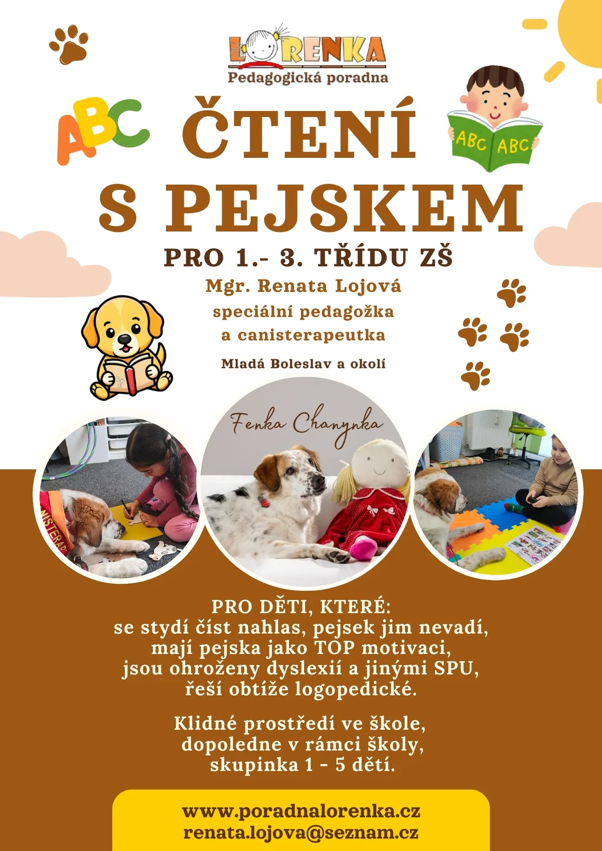 Čtení s pejskem_Renata Lojová
